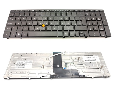 Teclado HP Elitebook 8560W ,8570W con marco