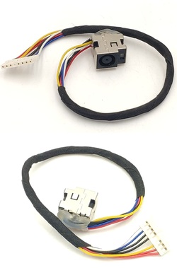 Conector DC jack Hp G72,G62,Cq72,Cq62 con cable 8 pin