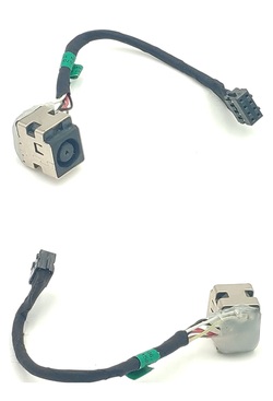 Conector DC jack Hp probook 4440s cable 8 pin