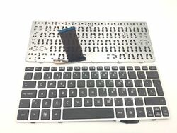 Teclado Hp Elitebook 2560p con marco plateado