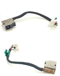 Conector DC jack Hp 14-CK cable 8 pin