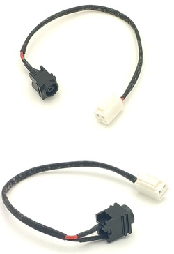 Conector DC jack Sony Vgn-Fe,Vgn-Fs cable 2 pin