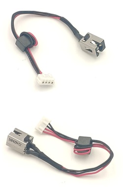 Conector DC jack Toshiba C850, C855 con cable 4 pin