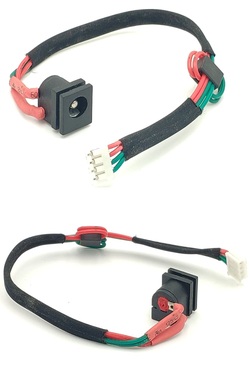 Conector DC jack Toshiba satellite A100 cable 4 pin