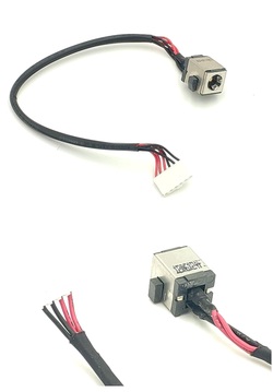 Conector DC jack Asus K55 con cable 6 pin