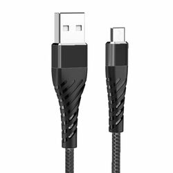 Cable micro USB 1m / 3A (Carga Rápida) Dark Grey