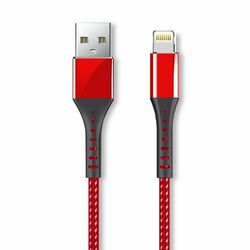 Cable iPhone 1m / 3A (Carga Rápida) Red