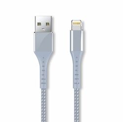 Cable iPhone 1m / 3A (Carga Rápida) Silver