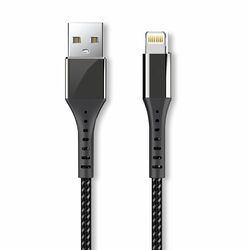 Cable iPhone 1m / 3A (Carga Rápida) Dark Grey