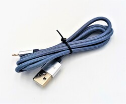 Cable iPhone 1m / 2A (alta velocidad) Silver