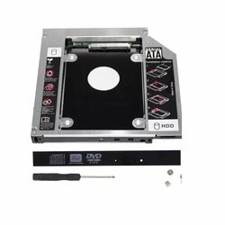 Adaptador Bahía Dvd 9.5mm para disco duro de 7mm