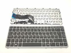 Teclado Hp elitebook 840 G1, 840 G2 marco Plata