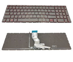 Teclado Hp 15-AX, 15T-AX retroiluminado rojo