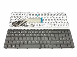 Teclado Hp Probook 650 G2, 655 G2 negro con marco