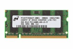 Memoria sodimm 2gb DDR2 800 mhz 6400 Reacondicionado
