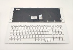 Teclado Sony VPC-EC series Blanco con marco