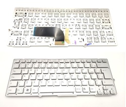 Teclado Sony VPC-Sb series Plateado sin marco version para backlit