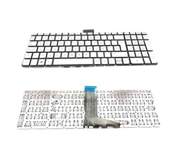 Teclado Hp Envy 15-u plateado sin marco