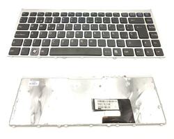 Teclado Sony VGN-FW negro con marco plateado