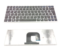 Teclado Sony VPC-YA, VPC-YB series negro con marco plata