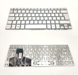 Teclado Sony SVF13 SVF 13 series plateado sin marco