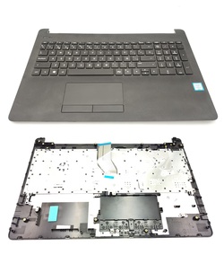 Top cover con teclado original  Hp 15-BS,250 G6, 255 G6 Ash Silver Reacondicionada