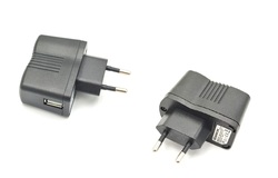 Cargador USB 5v 1a negro