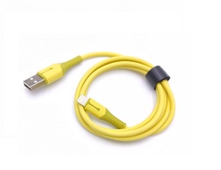 Cable Lightning carga rápida 3a Amarillo