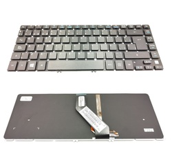 Teclado Acer Aspire V5-471 negro sin marco backligth