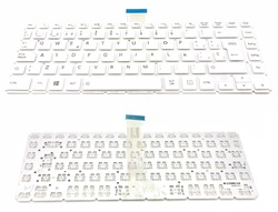 Teclado Toshiba L40-B,L40D-B blanco sin marco