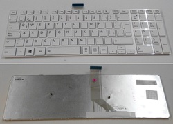 Teclado Toshiba L50, L50-A, L50-D, L55-A blanco con marco