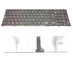 Teclado Toshiba Tecra R850, R950, R960 negro con marco y point stick