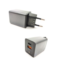 Cargador Móvil USB-C PD 30w+USB QC3.0