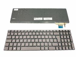 Teclado Asus UX51 grís sin marco con backlight