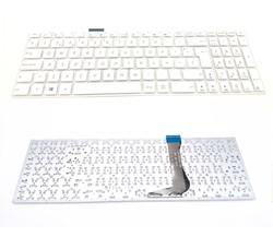 Teclado Asus E502 blanco sin marco