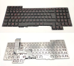 Teclado Asus G751 negro sin marco