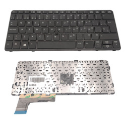 Teclado HP Elitebook 820 G1 negro con marco negro y pointstick