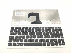 Teclado Lenovo ideapad S400 negro con marco blanco