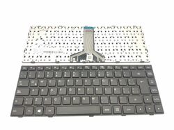 Teclado Lenovo ideapad 100-14ibd  negro con marco