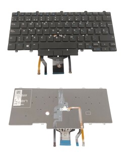 Teclado Dell Latitude E5450,E5470,E7470,7480, 7490, 5480, 5490, 5491 ,5495 retroiluminado