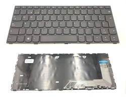Teclado Lenovo ideapad 110-14isk negro con marco y tecla power