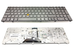 Teclado HP Elitebook 8760P negro con marco y point